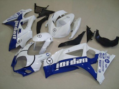 Blau Jordan 2007-2008 Suzuki GSXR 1000 Motorrad Verkleidung