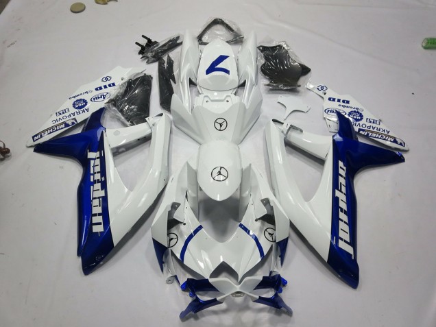 Blau Jordan 2008-2010 Suzuki GSXR 600-750 Motorrad Verkleidung Blau Jordan 2008-2010 Suzuki GSXR 600-750 Motorrad Verkleidung