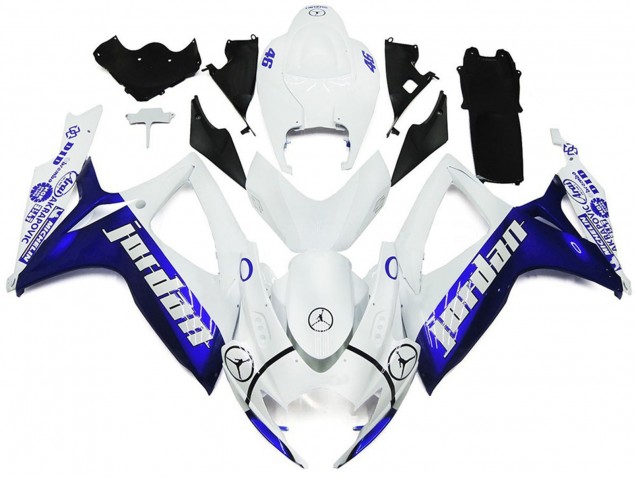 Blau & Weiß Jordan Gloss Stil 2006-2007 Suzuki GSXR 600-750 Motorrad Verkleidung Blau & Weiß Jordan Gloss Stil 2006-2007 Suzuki GSXR 600-750 Motorrad Verkleidung