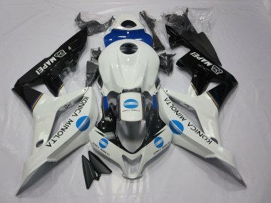 Blau Konica Minolta & Schwarz 2007-2008 Honda CBR600RR Motorrad Verkleidung