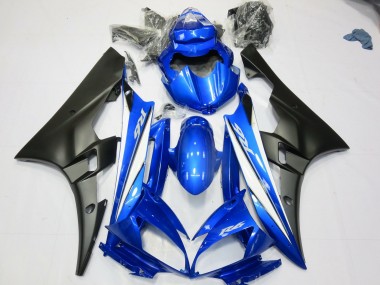 Blau Matt Schwarz 2006-2007 Yamaha R6 Motorrad Verkleidung