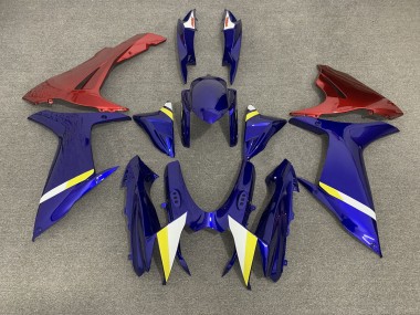 Blau Mit Roten Unterteilen 2011-2024 Suzuki GSXR 600-750 Motorrad Verkleidung