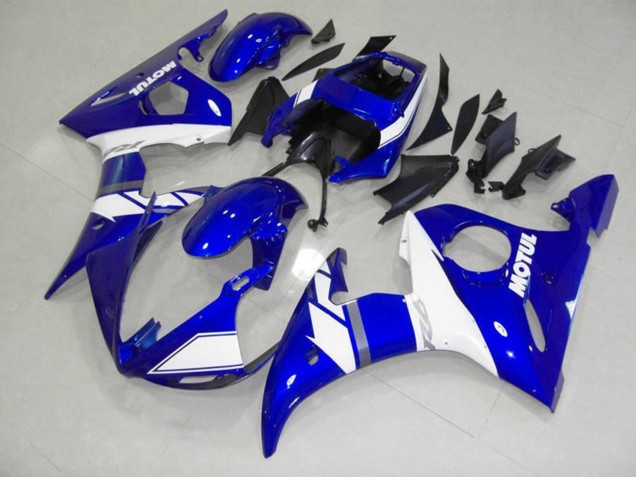 Blau Motul 2005 Yamaha R6 Motorrad Verkleidung Blau Motul 2005 Yamaha R6 Motorrad Verkleidung