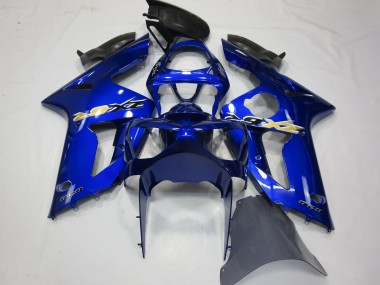 Blau OEM Stil 2003-2004 Kawasaki ZX6R Motorrad Verkleidung