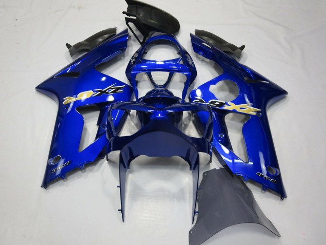 Blau OEM Stil 2003-2004 Kawasaki ZX6R Motorrad Verkleidung Blau OEM Stil 2003-2004 Kawasaki ZX6R Motorrad Verkleidung