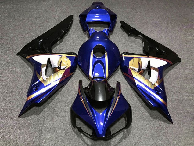 Blau & Orange Bull 2006-2007 Honda CBR1000RR Motorrad Verkleidung Blau & Orange Bull 2006-2007 Honda CBR1000RR Motorrad Verkleidung