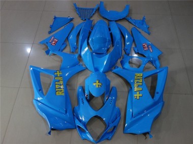 Blau Rizla 2007-2008 Suzuki GSXR 1000 Motorrad Verkleidung