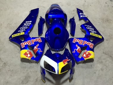 Blau Rot Bull 2005-2006 Honda CBR600RR Motorrad Verkleidung