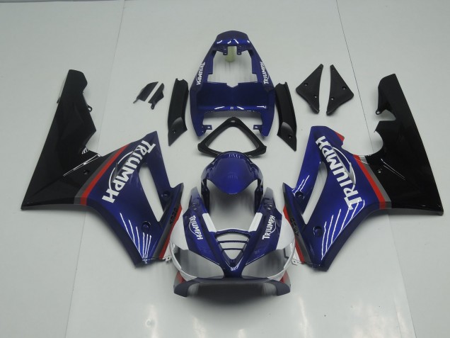 Blau & Rot Glänzend 2009-2012 Triumph Daytona 675 Motorrad Verkleidung Blau & Rot Glänzend 2009-2012 Triumph Daytona 675 Motorrad Verkleidung