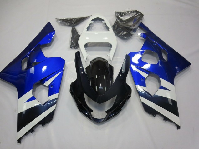 Blauweiß & Schwarz 2004-2005 Suzuki GSXR 600-750 Motorrad Verkleidung Blauweiß & Schwarz 2004-2005 Suzuki GSXR 600-750 Motorrad Verkleidung