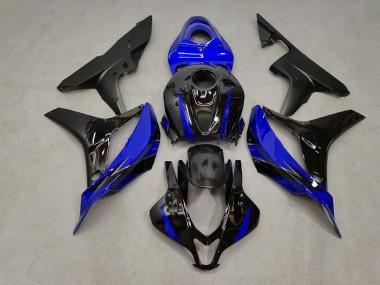 Blau & Schwarz 2007-2008 Honda CBR600RR Motorrad Verkleidung