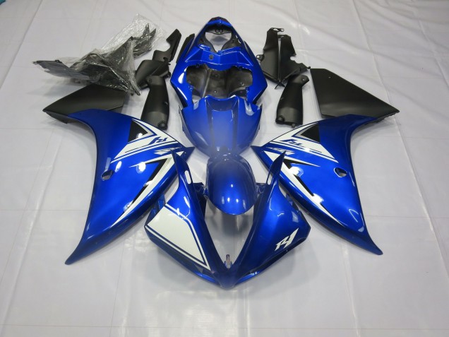 Blau & Schwarz 2012-2014 Yamaha R1 Motorrad Verkleidung Blau & Schwarz 2012-2014 Yamaha R1 Motorrad Verkleidung