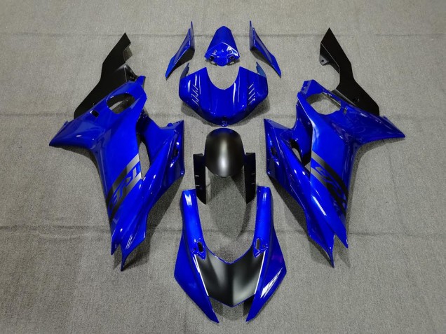 Blau & Schwarz 2017-2021 Yamaha R6 Motorrad Verkleidung Blau & Schwarz 2017-2021 Yamaha R6 Motorrad Verkleidung