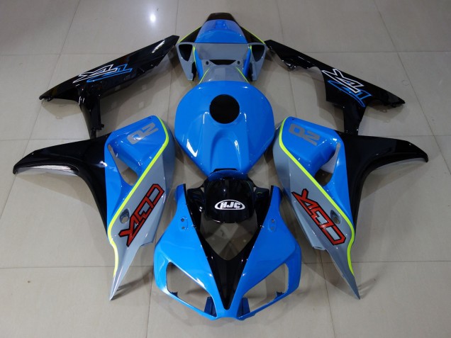 Blau & Schwarz Custom Cbr 2006-2007 Honda CBR1000RR Motorrad Verkleidung Blau & Schwarz Custom Cbr 2006-2007 Honda CBR1000RR Motorrad Verkleidung