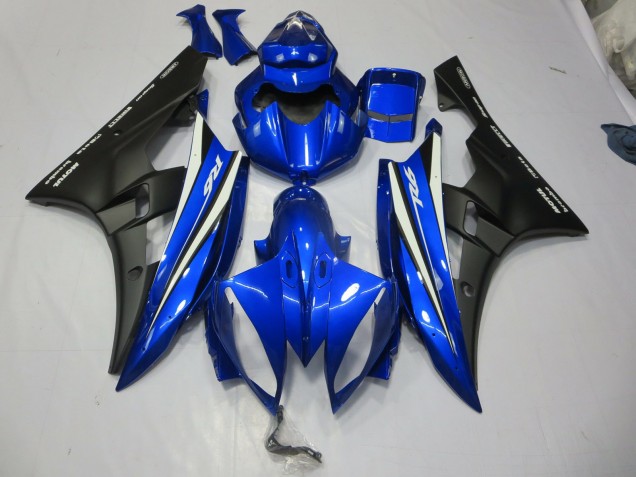 Blau & Schwarz Design 2006-2007 Yamaha R6 Motorrad Verkleidung Blau & Schwarz Design 2006-2007 Yamaha R6 Motorrad Verkleidung