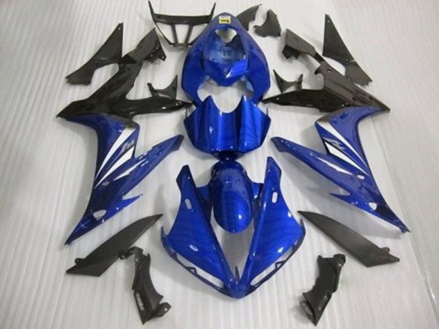 Blau Schwarz & Weiß Glanzstil 2004-2006 Yamaha R1 Motorrad Verkleidung Blau Schwarz & Weiß Glanzstil 2004-2006 Yamaha R1 Motorrad Verkleidung