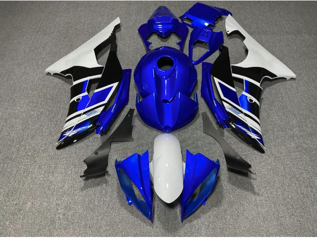 Blau Schwarz & Weiß OEM Stil 2008-2016 Yamaha R6 Motorrad Verkleidung Blau Schwarz & Weiß OEM Stil 2008-2016 Yamaha R6 Motorrad Verkleidung