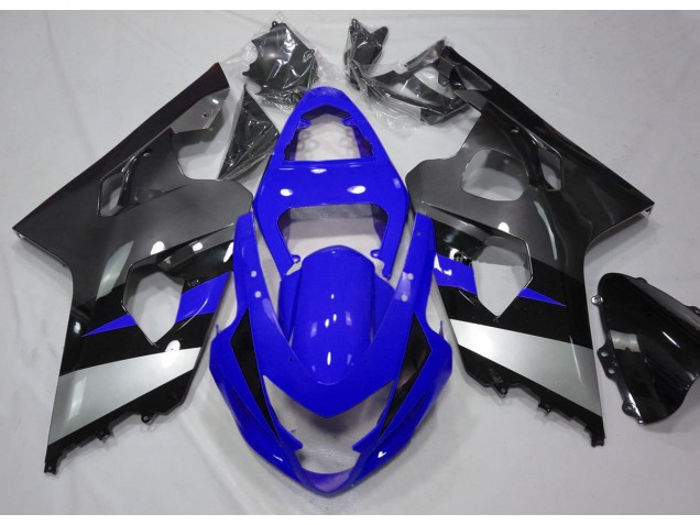 Blau & Silber 2004-2005 Suzuki GSXR 600-750 Motorrad Verkleidung Blau & Silber 2004-2005 Suzuki GSXR 600-750 Motorrad Verkleidung