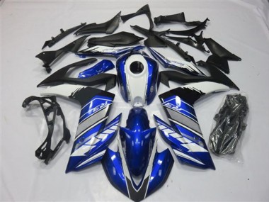 Blau & Silber 2015-2018 Yamaha R3 Motorrad Verkleidung