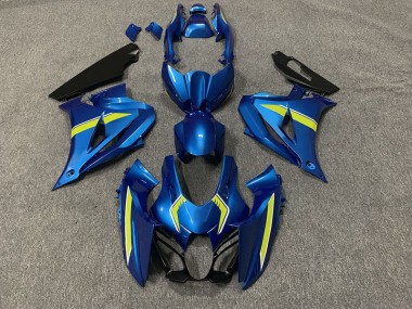 Blau Stil 2017-2023 Suzuki GSXR 1000 Motorrad Verkleidung