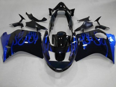 Blaue Flamme 1996-2007 Honda CBR1100XX Motorrad Verkleidung