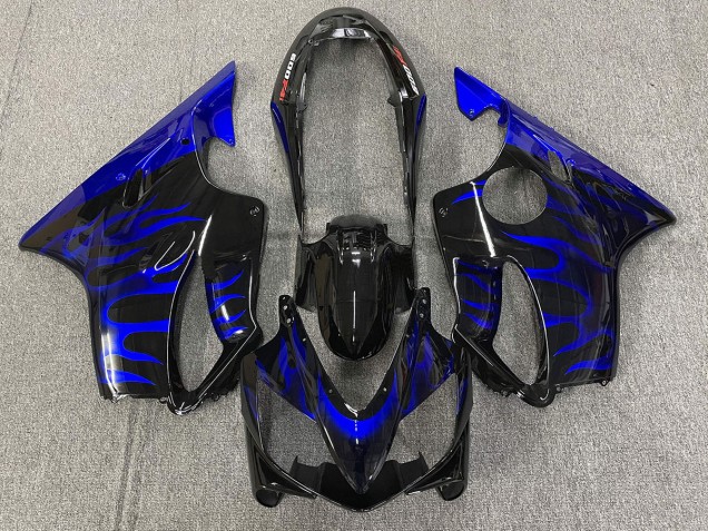 Blaue Flamme 2004-2007 Honda CBR600 F4i Motorrad Verkleidung Blaue Flamme 2004-2007 Honda CBR600 F4i Motorrad Verkleidung