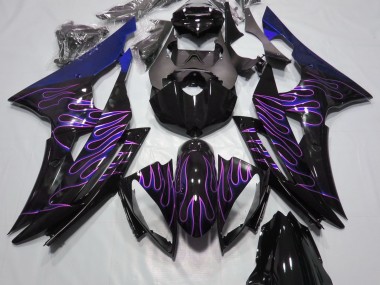 Blaue Flamme 2008-2016 Yamaha R6 Motorrad Verkleidung
