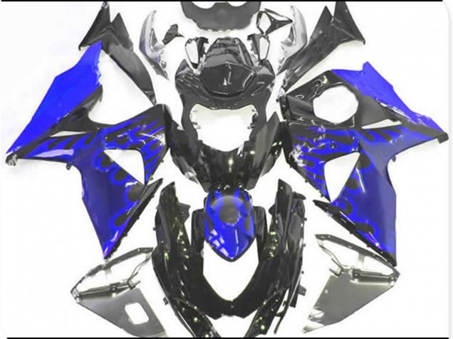 Blaue Flamme 2009-2016 Suzuki GSXR 1000 Motorrad Verkleidung Blaue Flamme 2009-2016 Suzuki GSXR 1000 Motorrad Verkleidung