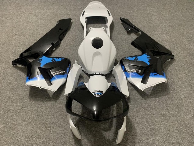 Blaue Spritzer 2003-2004 Honda CBR600RR Motorrad Verkleidung Blaue Spritzer 2003-2004 Honda CBR600RR Motorrad Verkleidung