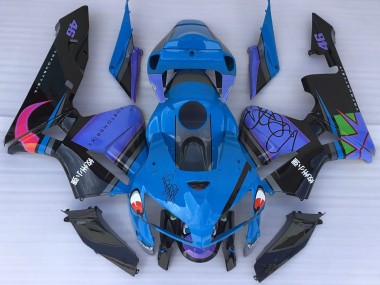 Blauer Hai 2005-2006 Honda CBR600RR Motorrad Verkleidung