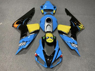 Blauer Hai 2006-2007 Honda CBR1000RR Motorrad Verkleidung