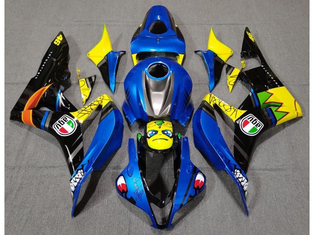 Blauer Hai 2007-2008 Honda CBR600RR Motorrad Verkleidung Blauer Hai 2007-2008 Honda CBR600RR Motorrad Verkleidung