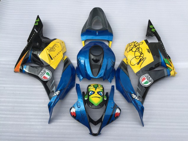 Blauer Hai 2009-2012 Honda CBR600RR Motorrad Verkleidung Blauer Hai 2009-2012 Honda CBR600RR Motorrad Verkleidung