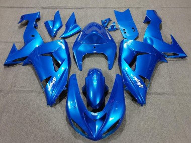 Blauer Ninja 2006-2007 Kawasaki ZX10R Motorrad Verkleidung