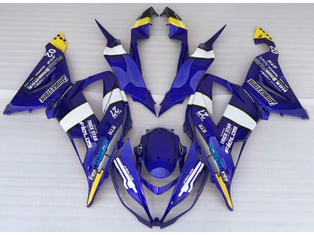 Blauer Stil 2013-2018 Kawasaki ZX6R Motorrad Verkleidung Blauer Stil 2013-2018 Kawasaki ZX6R Motorrad Verkleidung