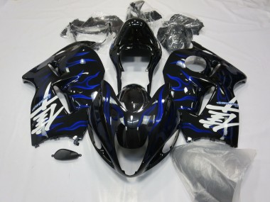 Blauer Wirbel 1997-2007 Suzuki GSXR 1300 Motorrad Verkleidung