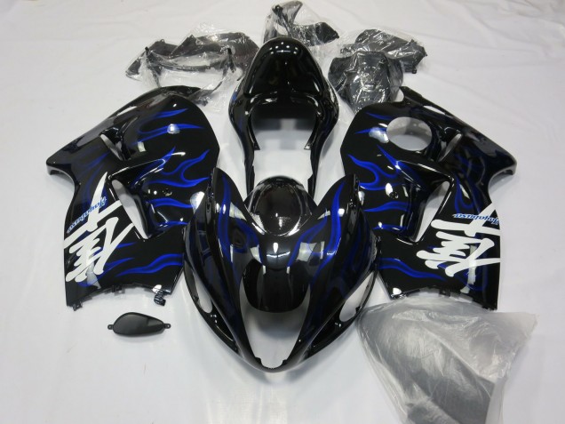 Blauer Wirbel 1997-2007 Suzuki GSXR 1300 Motorrad Verkleidung Blauer Wirbel 1997-2007 Suzuki GSXR 1300 Motorrad Verkleidung