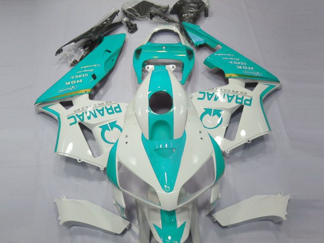 Blaugrün Kundenspezifisch 2005-2006 Honda CBR600RR Motorrad Verkleidung Blaugrün Kundenspezifisch 2005-2006 Honda CBR600RR Motorrad Verkleidung