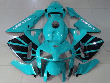 Blaugrün OEM Stil 2005-2006 Honda CBR600RR Motorrad Verkleidung