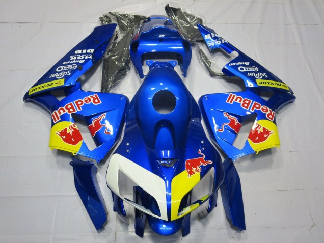 Blaurot Bull Stil 2005-2006 Honda CBR600RR Motorrad Verkleidung Blaurot Bull Stil 2005-2006 Honda CBR600RR Motorrad Verkleidung