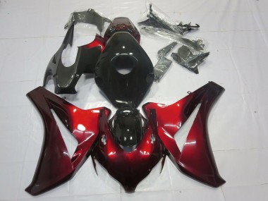 Candy Red & Schwarz 2008-2011 Honda CBR1000RR Motorrad Verkleidung