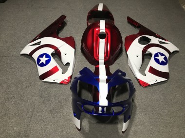 Captain America 2002-2005 Kawasaki ZX12R Motorrad Verkleidung