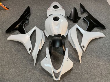 Clean Weiß & Schwarz 2007-2008 Honda CBR600RR Motorrad Verkleidung