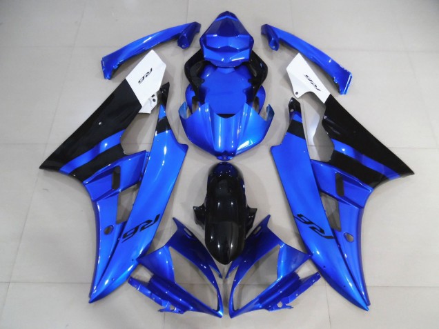 Custom Blau 2006-2007 Yamaha R6 Motorrad Verkleidung Custom Blau 2006-2007 Yamaha R6 Motorrad Verkleidung