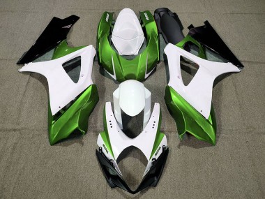 Custom Design Grün 2007-2008 Suzuki GSXR 1000 Motorrad Verkleidung
