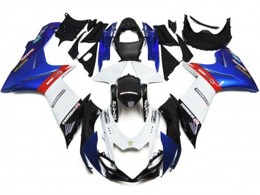Custom Logos Mit Blau & Rot 2011-2024 Suzuki GSXR 600-750 Motorrad Verkleidung