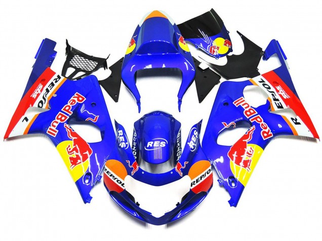 Custom Red Bull Stil OEM Stil-Kit 2000-2002 Suzuki GSXR 1000 Motorrad Verkleidung Custom Red Bull Stil OEM Stil-Kit 2000-2002 Suzuki GSXR 1000 Motorrad Verkleidung