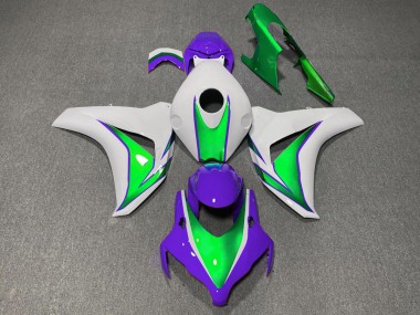 Der Joker Grün & Lila Glänzend 2008-2011 Honda CBR1000RR Motorrad Verkleidung