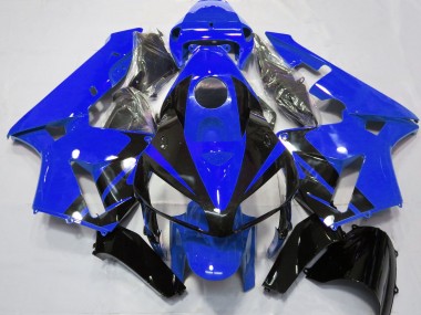 Design In Glänzendem Blau & Schwarz 2005-2006 Honda CBR600RR Motorrad Verkleidung
