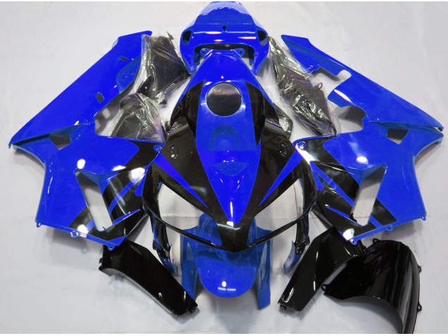 Design In Glänzendem Blau & Schwarz 2005-2006 Honda CBR600RR Motorrad Verkleidung Design In Glänzendem Blau & Schwarz 2005-2006 Honda CBR600RR Motorrad Verkleidung